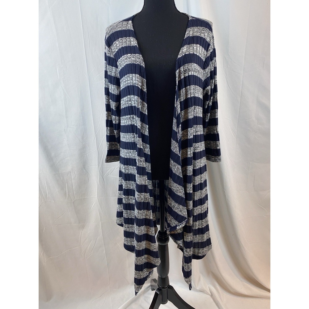 Relativity Lightweight Long Open Knit Cardigan Women's‎ Size Large